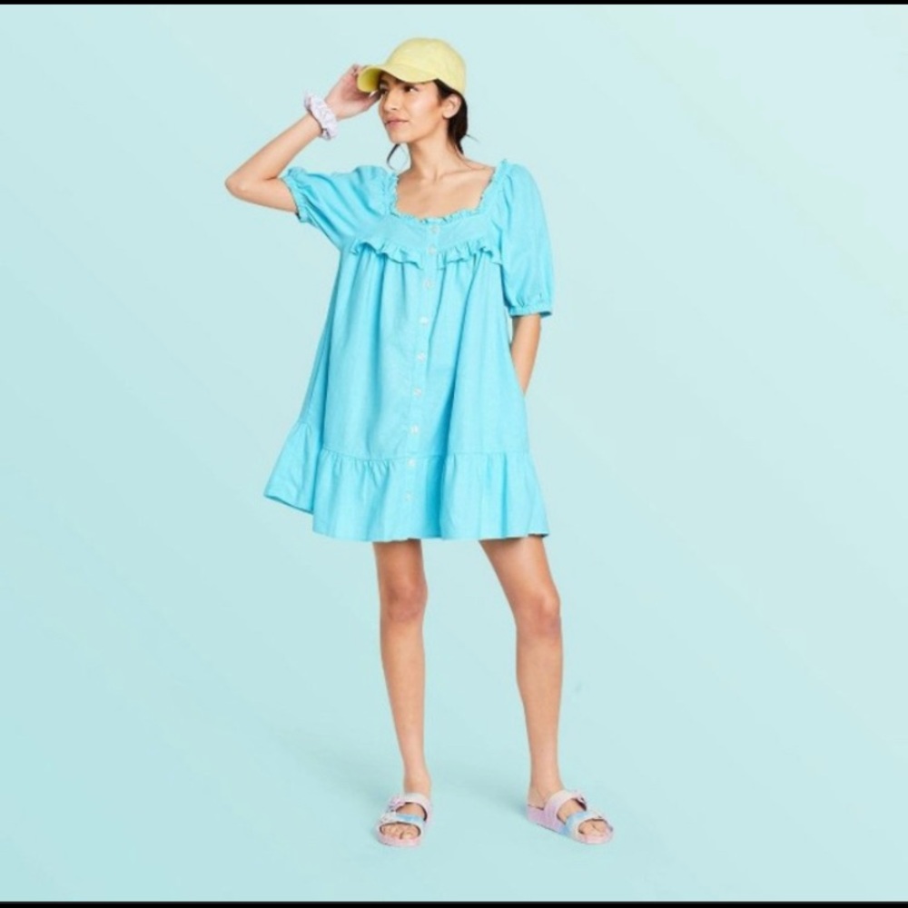 Stoney Clover Lane x Target NWT Short sleeve ruffle dress LARGE- ready to ship